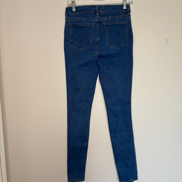 PACSUN Super High Rise Denim Jegging 27L Tapered 5 Pocket - Picture 3 of 7